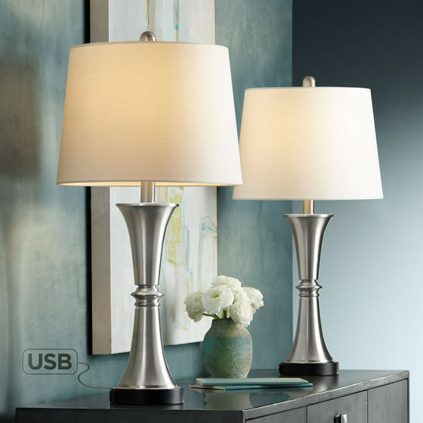 360 Lighting Modern Table Lamps Set Of, Family Room Lamps