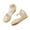 Beige, variant on TKYCMSUAKI Lace up Wedge Sandals,Women's Platform Espadrilles Wedge Sandals Slip On Solid Color Closed Pointed Toe Comfortable Wedge Pumps Shoes