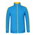 thumbnail image 4 of Chaqueta Corta de Invierno Forrado Cálido de para proteger Casual Cuello Alto con Cremallera para Deporte Azul amarillo l jinwen Chaquetas cortas con cremallera, 4 of 8