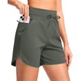 thumbnail image 1 of Pantalones cortos deportivos para correr G Gradual para mujer, 5 con bolsillos con cremallera, 1 of 7