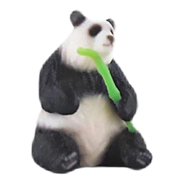 Mini estatua de Panda de jardín de hadas Hugo Mini adorno de animales 1/64