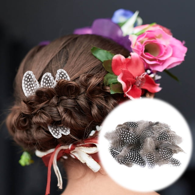 Elegant Fowl Feather Set With 50 Stunning Feathers For Crafting Home