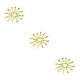 thumbnail image 3 of serony 12 Pcs Assiettes Miniatures Réalistes Apparence Élégante Fourche Exquise Vaisselle Modèle Mini-Maison Accessoires Significatif Cadeau B-Gold 3Set, 3 of 6