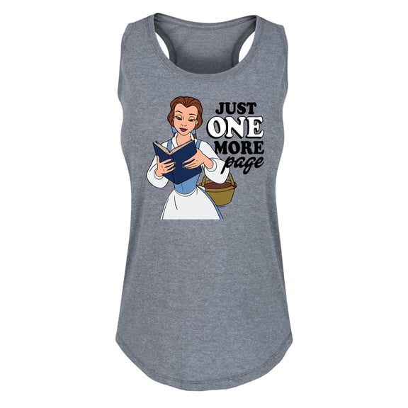 Disney Princess - Belle One More Page - Women's Racerback Tank Top