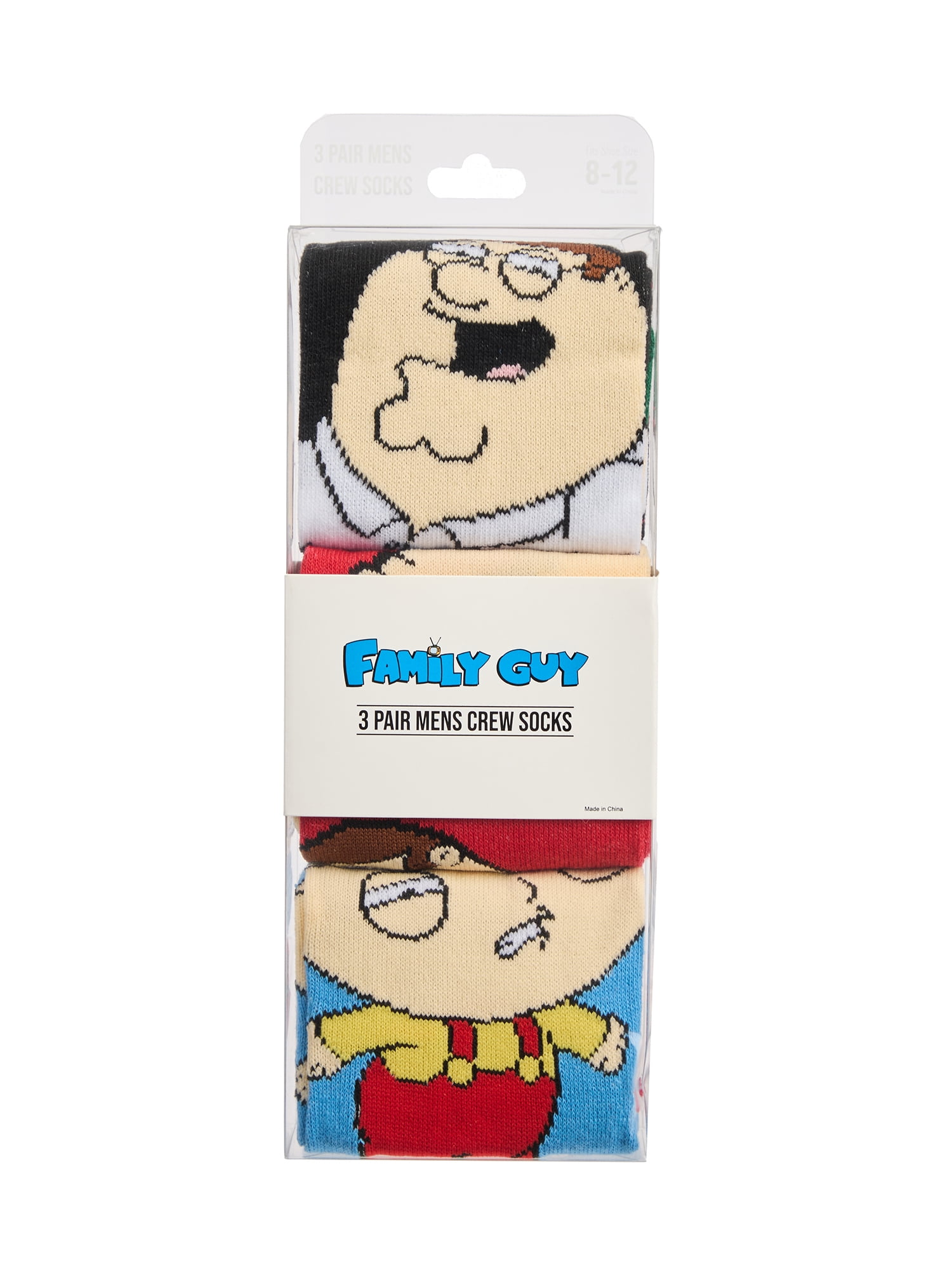 Family Guy Men's Crew Socks, 3-Pack
