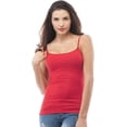 thumbnail image 1 of Camisole Built in Shelf BRA Adjustable Spaghetti Strap Tank Top Plus Size, 1 of 1