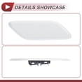thumbnail image 6 of Unique Bargains 1 Pcs Front Right Side Bumper Headlight Washer Nozzle Cover Cap for Honda CR-V MK3 Facelift 2009-2011 Bumper Trim Nozzle Cover No.76887SWAS01 White, 6 of 7