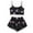 Pink, variant on TJAZFJPA Plus Size Pajama Set New European and American Letter Printed Camisole Top and Plaid Printed Shorts Home Suit Warm Pajamas for Women Pants Red Pajama Set