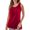 Red, variant on Summer Tank Top for Women Loose Fit Tank Tops Plus Size Scoop Neck Camisold Casual Sleeveless Tops Solid Color Outfit