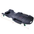 thumbnail image 2 of Plastic Creeper 48 Inch - Blow Molded Ergonomic HDPE Body with Padded Headrest & Dual Tool Trays - 440 Lbs Capacity, Black, 2 of 12