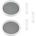 thumbnail image 2 of 2 Pack 10 Inch Plastic Lazy Susans Turntable - 2 Tier Lazy Susan Organizer Kitchen Storage Turntable for Spices, Condiments, Baking, 2 of 7