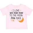 thumbnail image 3 of Inktastic I Love My Paw Paw to the Moon and Back Boys or Girls Toddler T-Shirt, 3 of 5