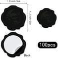 thumbnail image 2 of 100pcs Adhesive Wax Seal Stickers Envelope Seal Decoration Black Moon 30mm 100pcs/box, 2 of 6