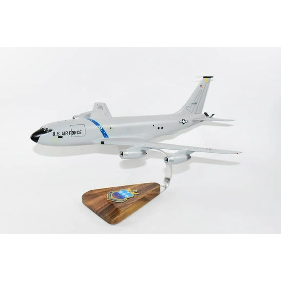320th Bomb Wing KC-135A Model, 1/90th Scale, Mahogany, Aerial Refueling