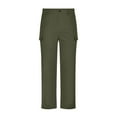 thumbnail image 4 of Buigttklop Men'S Pants,Men'S Casual Solid Color Pants Straight Wide Leg Trousers Pants with Pocket, 4 of 6