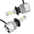thumbnail image 2 of Spptty Hlyjoon LED Headlight Pair Of LED 36W 8000LM Headlights Conversion Kit 9-32V Waterproof Car Auto High Low Beam Bulbs 6000K Universal Silver, 2 of 8