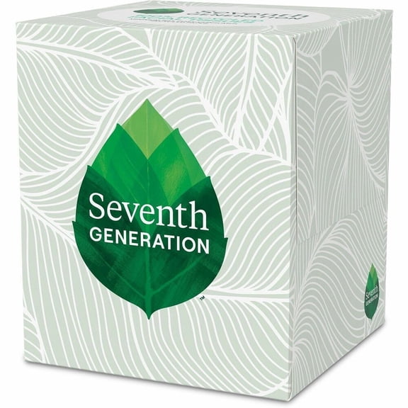 Seventh Generation, SEV13719CT, 100% Recycled Facial Tissues, 36 / Carton, White