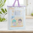 thumbnail image 4 of YIMWNYI A3 Thick Transparent File Bag, Large Capacity Document Storage Tote with 180° Opening, Waterproof Art Paper Organizer, Durable Material for Office and Art Supplies, 4 of 4