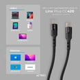 thumbnail image 3 of Cable ACTECK LINX PLUS CC420 USB C a USB C 1 Metro Negro AC-934855, 3 of 5