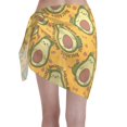 thumbnail image 2 of Bingfone Avocado Dog Women's Sarong Swimsuit Cover Ups Bathing Suit Coverups Chiffon Beach Wrap Skirts, 2 of 7