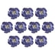 thumbnail image 1 of Uxcell 10-Pack Cabezas de Peonías Artificiales, Cabeza de Rosa de Seda Falsa para Boda/Ramo/Pared de Flores/Artesanías DIY [8cm, Azul Profundo], 1 of 7