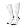 thumbnail image 2 of Balery Hand Drawn Turtle Printed Novelty Socks Men's Women's Crew Socks Sports Socks Knee High Socks Cotton Socks Quirky and Cool Socks, 2 of 9