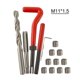 thumbnail image 1 of Kit de inserción de reparación de rosca métrica de 15 piezas M3 M4 M7 M9, 1 of 8
