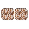 thumbnail image 4 of Picia Pinecone Autumn Pattern 2 Piece Car Windshield Sun Shade Foldable | Foldable Sun Shield for Front Window Blocks UV Rays and Keeps Your Vehicle Cool-Small, 4 of 7