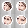 thumbnail image 4 of Espejo de aumento recargable 5X/10X con luz LED y cuello flexible 360°. 3 colores de luz., 4 of 4