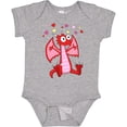 thumbnail image 3 of Inktastic Happy Valentine Cute Red Cartoon Dragon with Hearts Boys or Girls Baby Bodysuit, 3 of 5