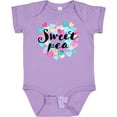 thumbnail image 3 of Inktastic Sweet Pea Hearts Boys or Girls Baby Bodysuit, 3 of 5