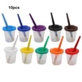 thumbnail image 3 of Bearachild Vasos versátiles con tapa para pintar sin ensuciar para niños Vasos de pintura con tapa fáciles de limpiar pinturas, 3 of 6