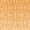 thumbnail image 1 of Ahgly Company Indoor Square Solid Orange Modern Area Rugs, 3' Square, 1 of 4