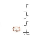 thumbnail image 4 of Mauli Jewels Women's 0.15 Carat Diamond Leaf Shape Wedding Band in 10K Rose Gold, Prong-Setting, 4 of 5