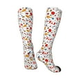 thumbnail image 4 of Easygdp Canada Day Soccer Socks Sport Knee High Socks Calf Compression Athletic Socks for Men and Women, 4 of 9
