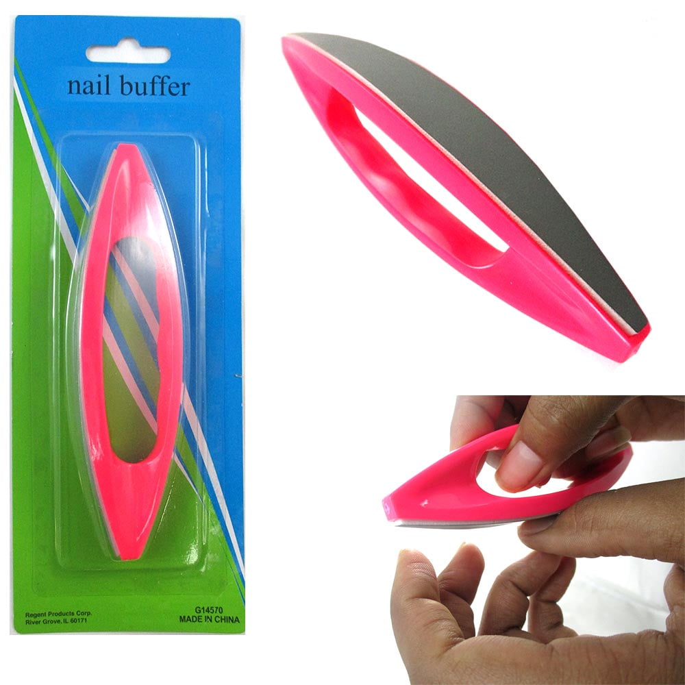 1pc Nail Buffer File Handle Polisher Sanding Manicure Pedicure Shiner