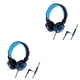 thumbnail image 2 of Seitruly Auriculares con cable de 3,5mm con micrófono integrado para niños, auriculares con Control de línea de protección auditiva, curso en línea Type2 NO2, 2 of 6
