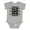 AC-Heather Grey, variant on First Race Day Car Flags Auto Racing Boys or Girls Baby Bodysuit