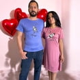 thumbnail image 3 of Duo Parejas De Astronaut y Nave Espacial Vestido y Playera 14 De Febrero San Valentin Color Morado Talla Chica Marca Emil SaEs, 3 of 4