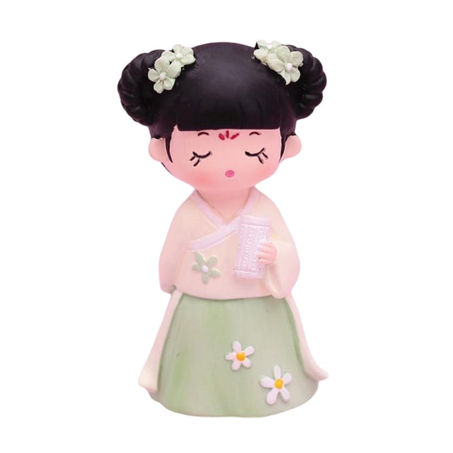 Muñeca de niña antigua china de estilo nacional perfke