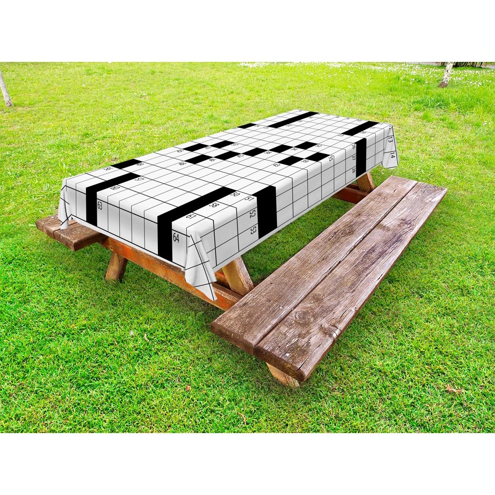 Word Search Puzzle Outdoor Tablecloth, Blank Newspaper ...