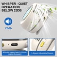 thumbnail image 3 of Portable Silent Clip On Bladeless Fan, Rechargeable Wearable Fan for Waist & Neck, 3 Speeds, 6H Runtime, 3 of 9
