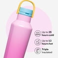 thumbnail image 3 of Cantimplora deportiva Thermos Corkcicle, 600 ml, rosa, a prueba de derrames, 3 of 8