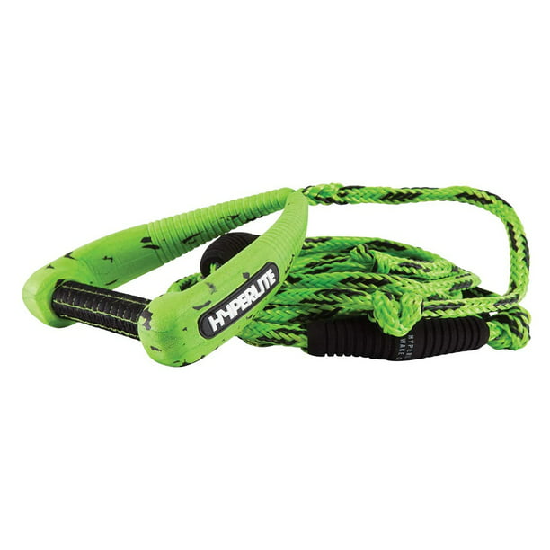 Hyperlite Pro Surf Wakeboard, Kneeboard, and Water Ski Rope with Handle,  Green