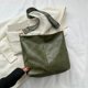 thumbnail image 3 of Bolso de hombro con correa ancha geométrica, bandolera de gran capacidad para mujer, estilo retro de piel sintética, para compras y viajes, 3 of 5