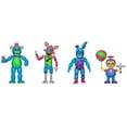 thumbnail image 2 of Funko Five Nights at Freddy's Blacklight Freddy, Foxy, Springtrap & Balloon Boy Exclusive 2-Inch Mini Figure 4-Pack, 2 of 3