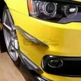 thumbnail image 6 of 2Pcs Real 3k Carbon Fiber Front Bumper Lip Body Kit Diffuser Canard Splitter 06L, 6 of 7