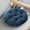 Blue, variant on EazyTech Premium Memory Foam Round Chair Cushion - 16x16in Thickened Soft Corduroy Seat Pad for Kitchen Dining Office Tatami Patio - Cotton Supportive Comfort - Home Decor Cushion Blue
