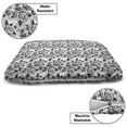 thumbnail image 3 of Black and White Pet Bed, Blossoming Romantic Roses Soulful Expression Bouquet of Love, Resistant Pad for Dogs and Cats Cushion with Removable Cover, 24" x 39", Pale Grey Black White, by Ambesonne, 3 of 4