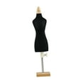 thumbnail image 1 of Maniquí de muñeca, soporte para Torso, maniquí de costura en miniatura, accesorios para fotos, muñeca pequeña, forma de vestido, cuerpo de maniquíes Base cuadrada de 26 cm. CUTICAT Mini soporte para casa de muñecas, 1 of 8